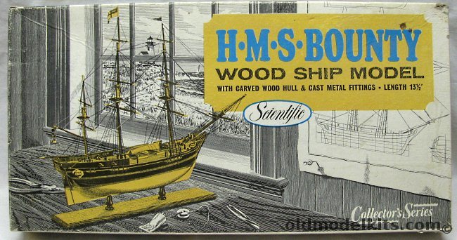 Scientific HMS Bounty Wooden Ship Model, 169-995 plastic model kit